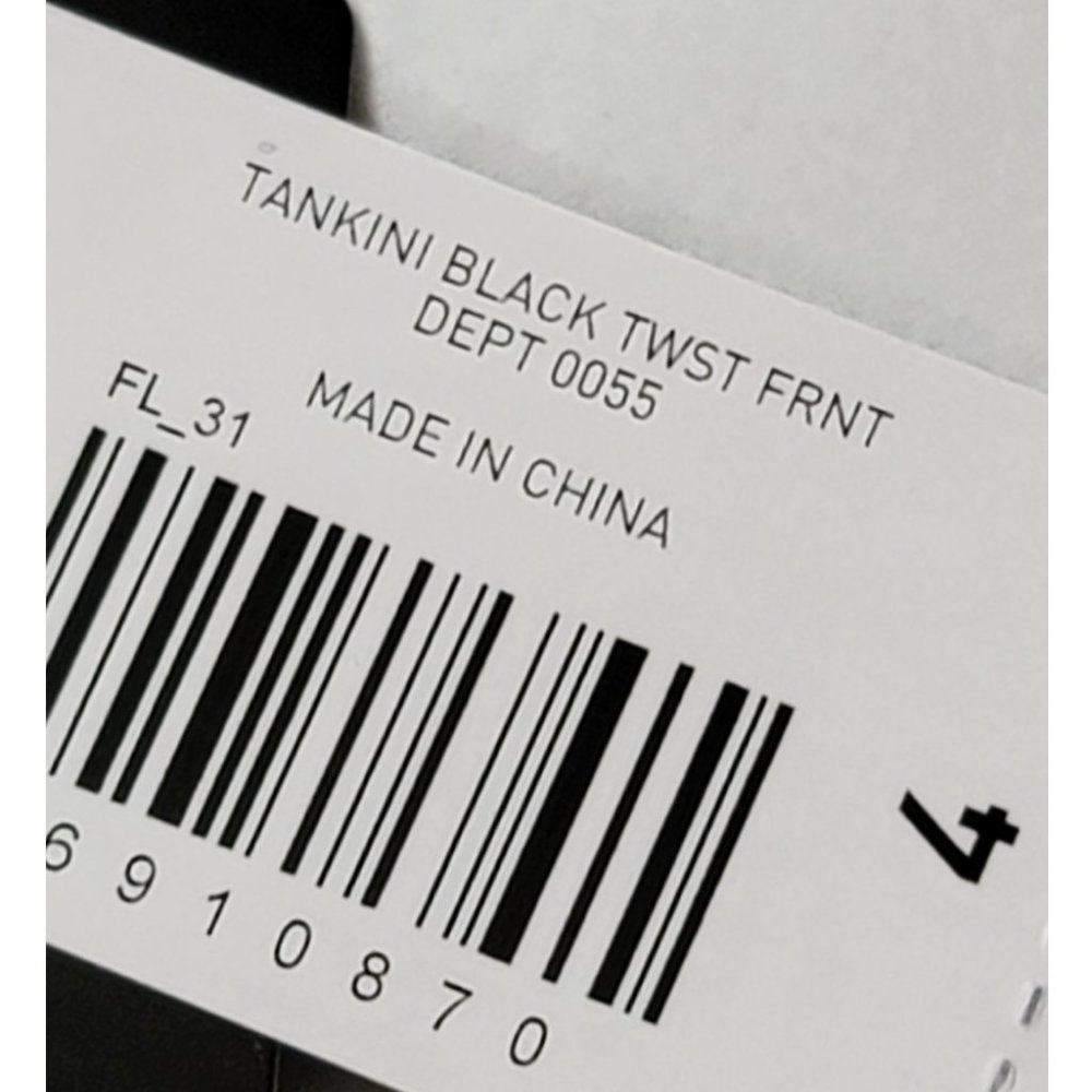 Torrid 4 Black Tankini Swim Top 4X 26 - Picture 8 of 10